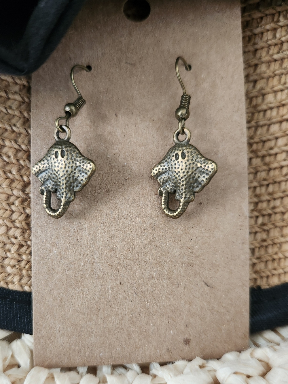 Manta Ray Earrings HANDMADE By CCK